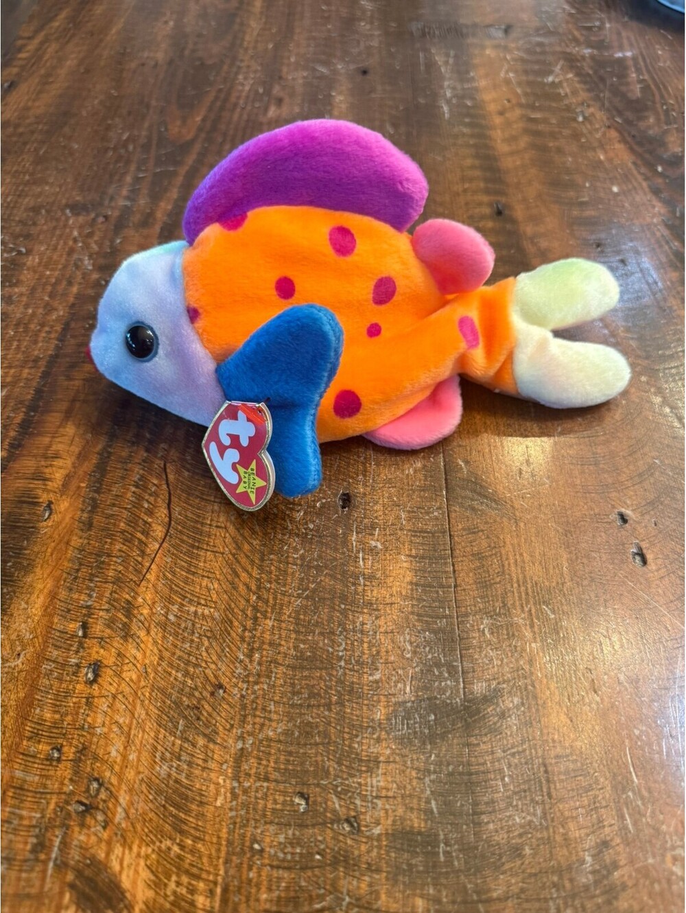 Ty Beanie Baby Lips the Fish Plush Toy